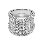 Pave Diamond Cocktail Ring - Dracakis Jewellers